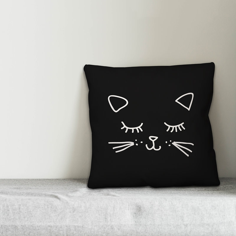  Coussin Black Cat Legend
