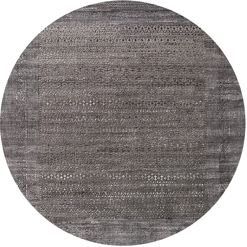 Tapis gris Hudspeth, Rond 4 pi