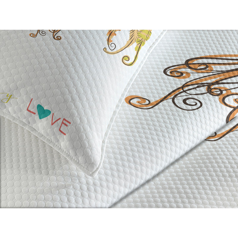 Ambesonne Prehistoric Bedspread Set Boho Dreamcatchers Multicolor, King Coverlet / Bedspread + 2 Standard Shams