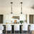 Levona 1-Light Dimmable Clear Glass Pendant Light for Dining Room-457486146