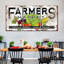Impression sur toile de plusieurs fermiers locaux-92858528