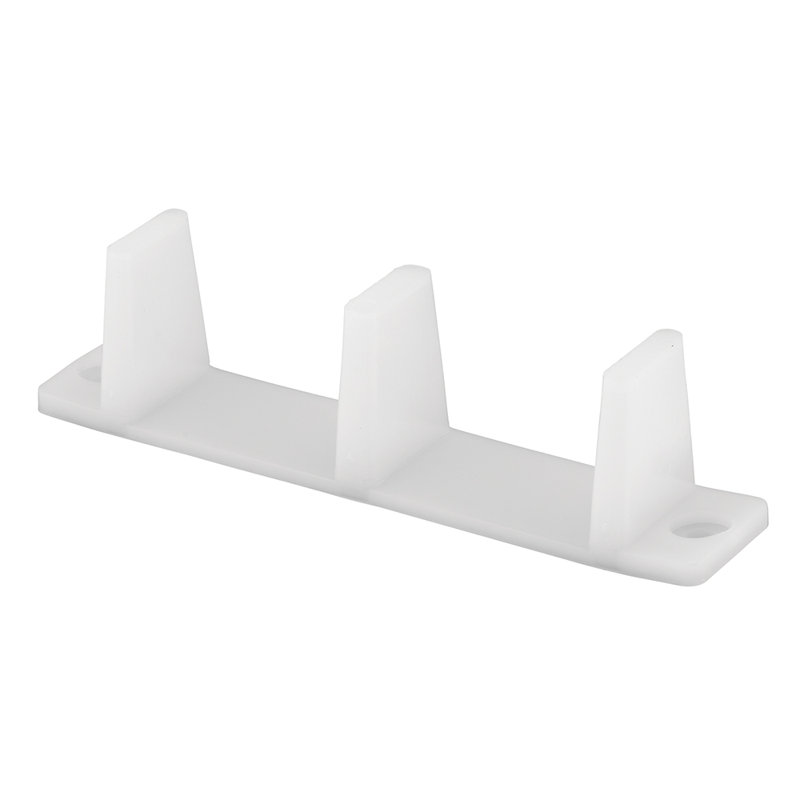 Glissières de porte d'armoire coulissantes en plastique, blanc, 1-3 / 8 po Prime-Line