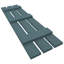 Builders Edge, paire de volets personnalisés à trois planches espacées, planche-n-lattes-96337874-96337844