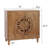 Hand-Carved Wooden 2-Door Cabinet