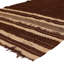 Brown Wool Kilim Rug - 4'11" x 9'08"