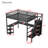 Versatile Storage Metal Loft Bed Modern Design Functional Workspace