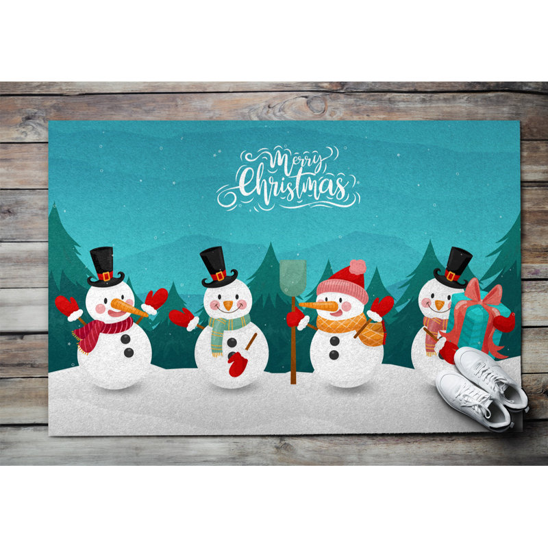 Non-Slip Christmas Outdoor Doormat