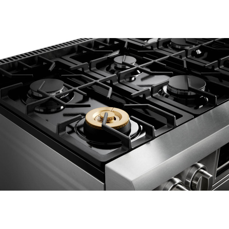 Thor Kitchen 36" 6 Cubic Feet Smart Natural Gas Free Standing Range with 6 Burners