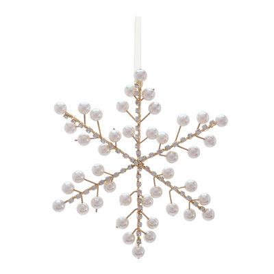 Ornements en forme de flocon de neige (ensemble de 12)