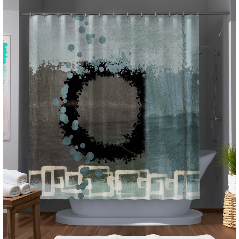 Rideau de douche abstrait Kealan