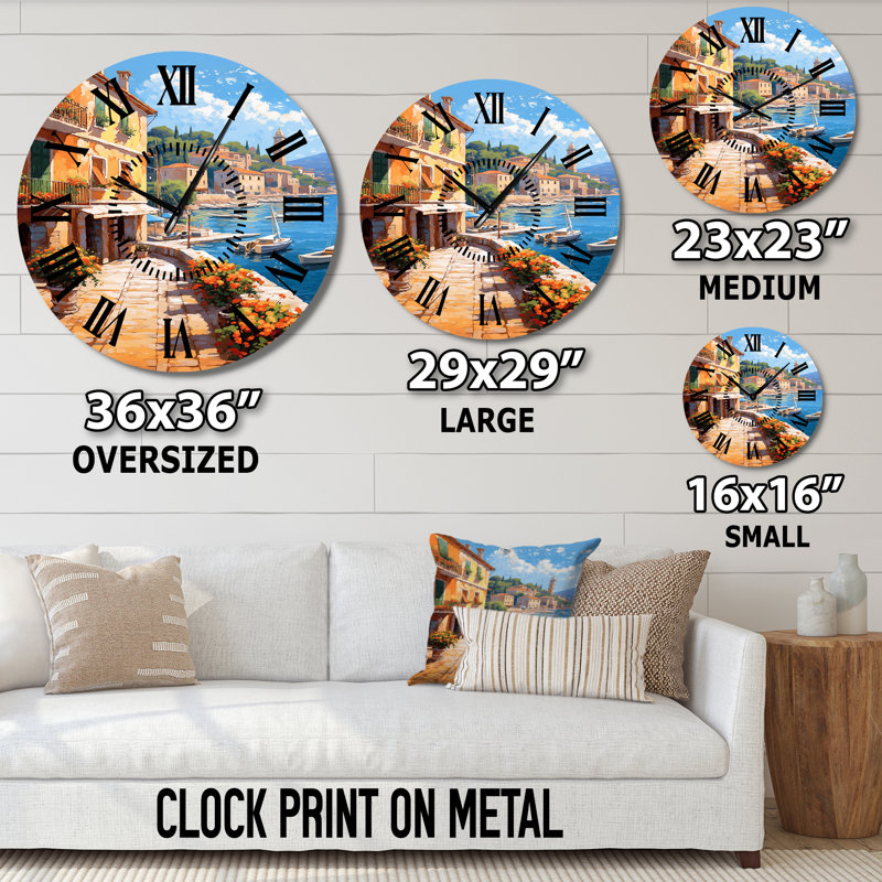 Horloge murale La Dolce, Médium