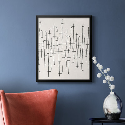 Vertical Arrangement II Premium Framed Canvas - Ready to Hang