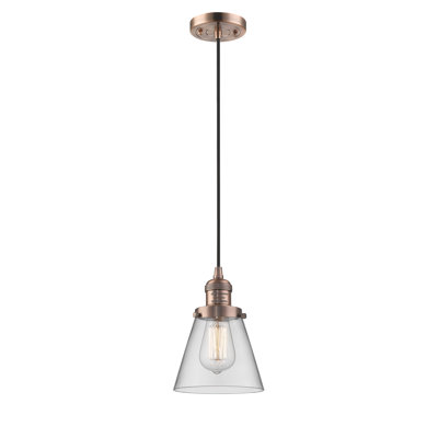 Luminaire suspendu conique à 1 lumière Parkview