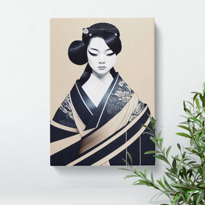 Modern Geisha No.2 - Wrapped Canvas