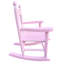 Chaise à bascule Pink's