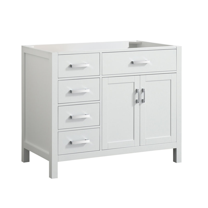 Petrel 42'' Single Bathroom Vanity Base Only, White