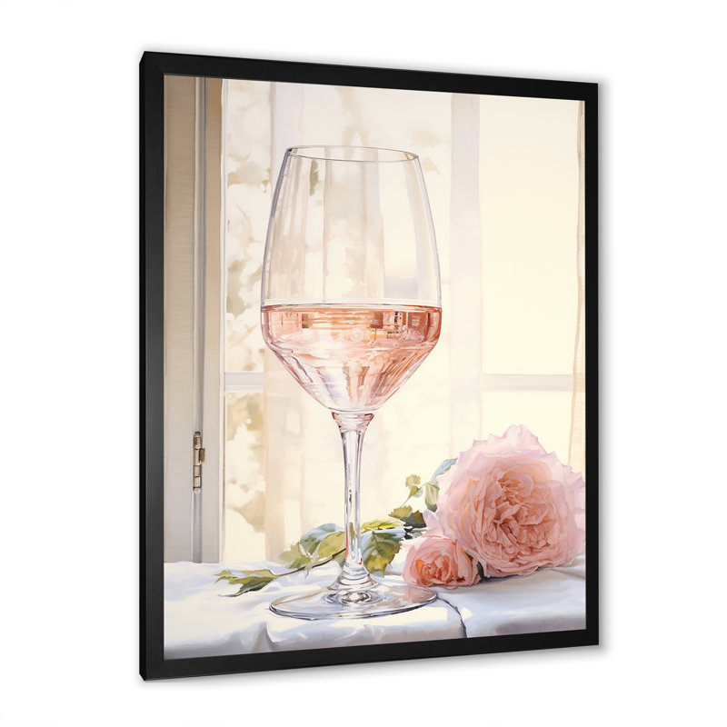 Sancerre Serenity I - impression, Cadre simple noir, H 32 po x l 16 po x P 1 po