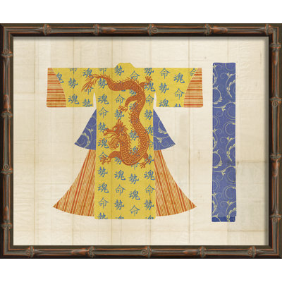 4 impressions encadrées Kimono