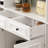 63"W Buffet Hutch Cabinet, Kitchen Hutch Sideboard