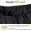 Ensemble de draps 100% coton jersey - Doux et confortable - Poche-115331384-115331367