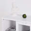MDF Painted Cabinet With Glass Doors And Drawer-2085937333