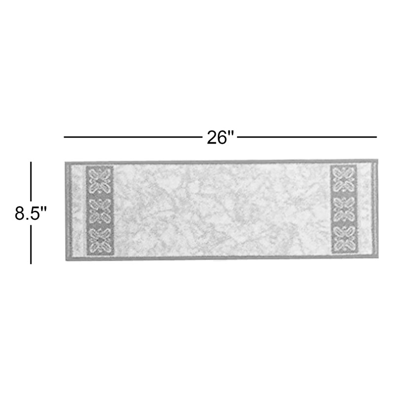 Tapis d'escalier beige