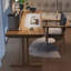 Bureau moderne et simple en bois massif-938551659