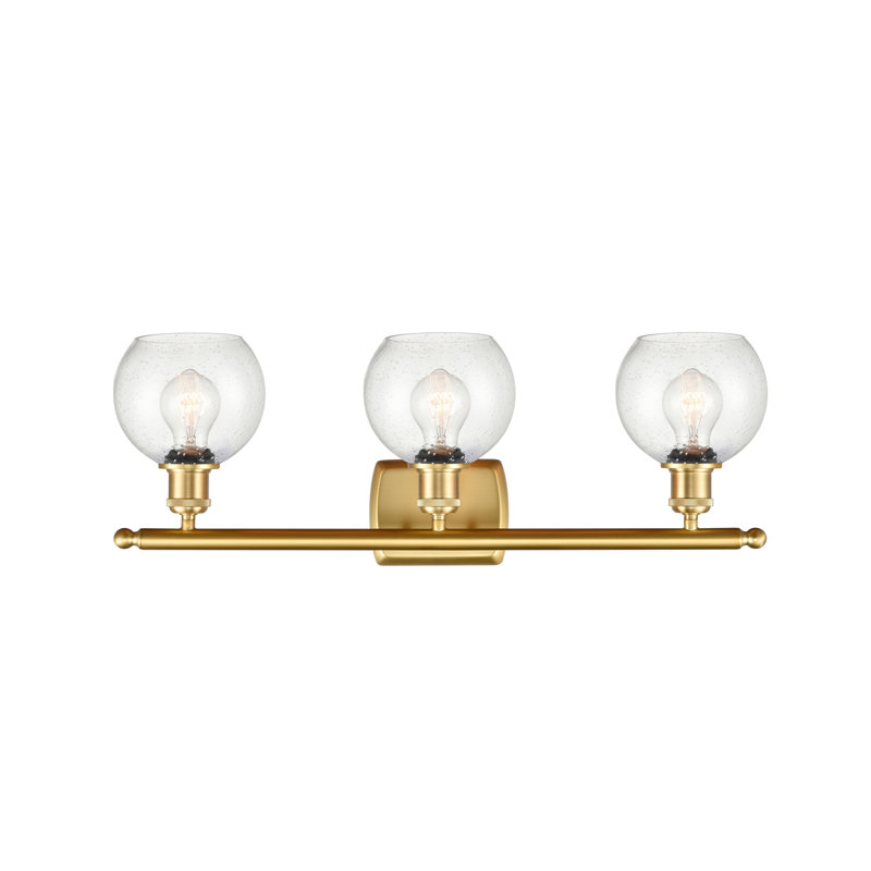 Cindi 3 - Light Vanity Light, Incandescent, Satin Gold