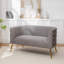 Causeuse en velours Cristen-552243110