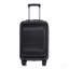 14 "/ 20" 2 pièces / ensemble dans un bagage à roulettes en ABS, avec serrure à combinaison et ouverture avant, étui à cosmétiques 14 "(noir)-130173821-130173822