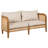 Outdoor Patio Cushioned Sofa