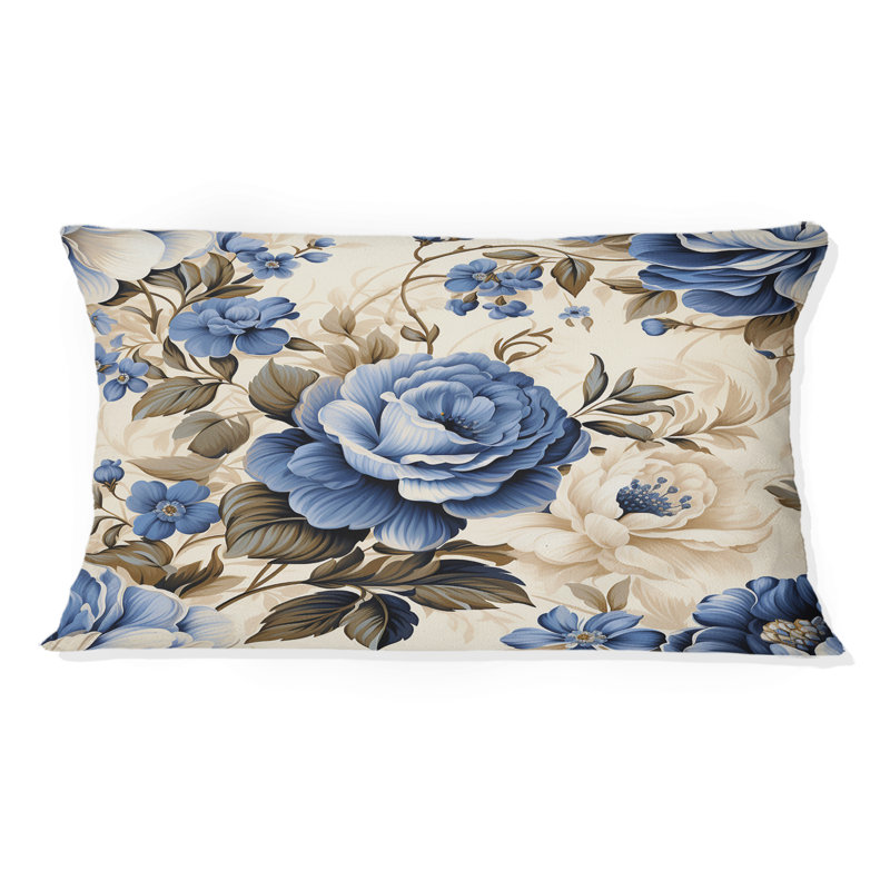 Floral Throw Pillow