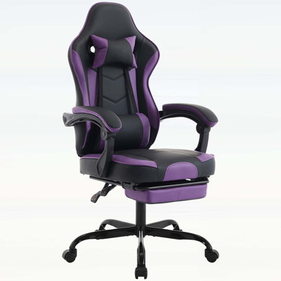 Ergonomic Gaming Chair with Footrest, Massage Lumbar Support, and Adjustable Features for Maximum Comfort and Support
