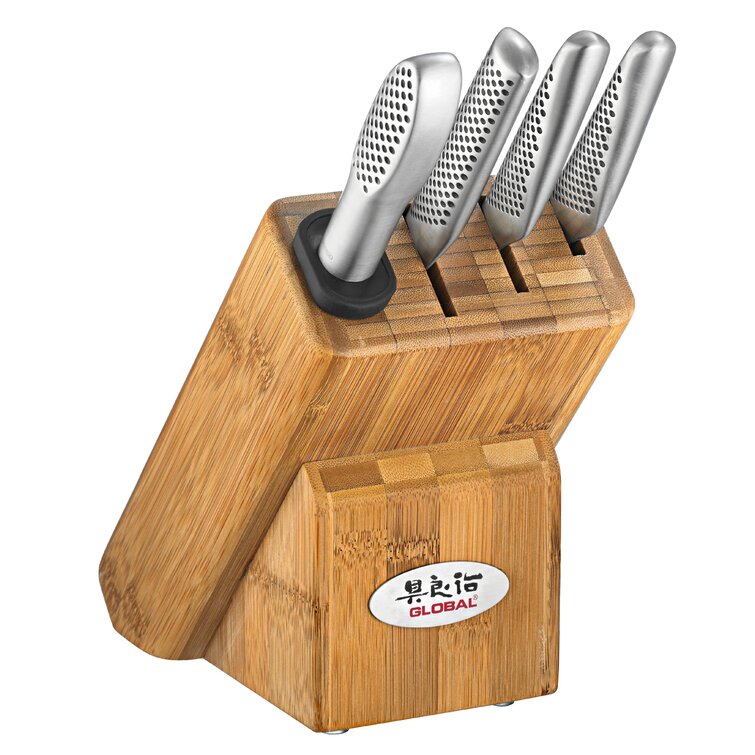Global Stainless Steel Knife Block Set - 10 Piece – Cutlery and More