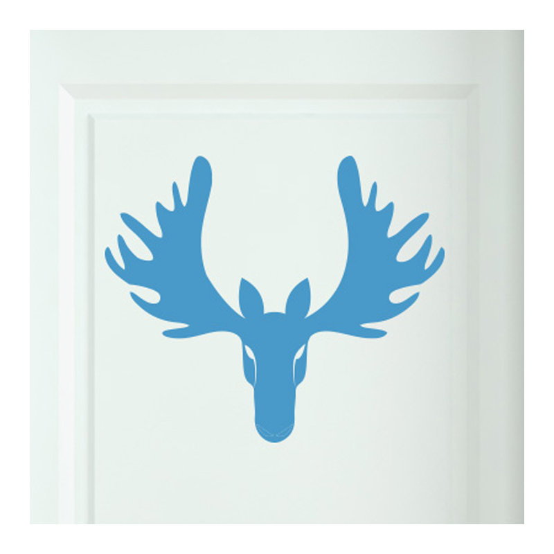 Animals Wall Decal, Blue