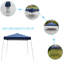 3m x 3m Steel Pop-Up Gazebo