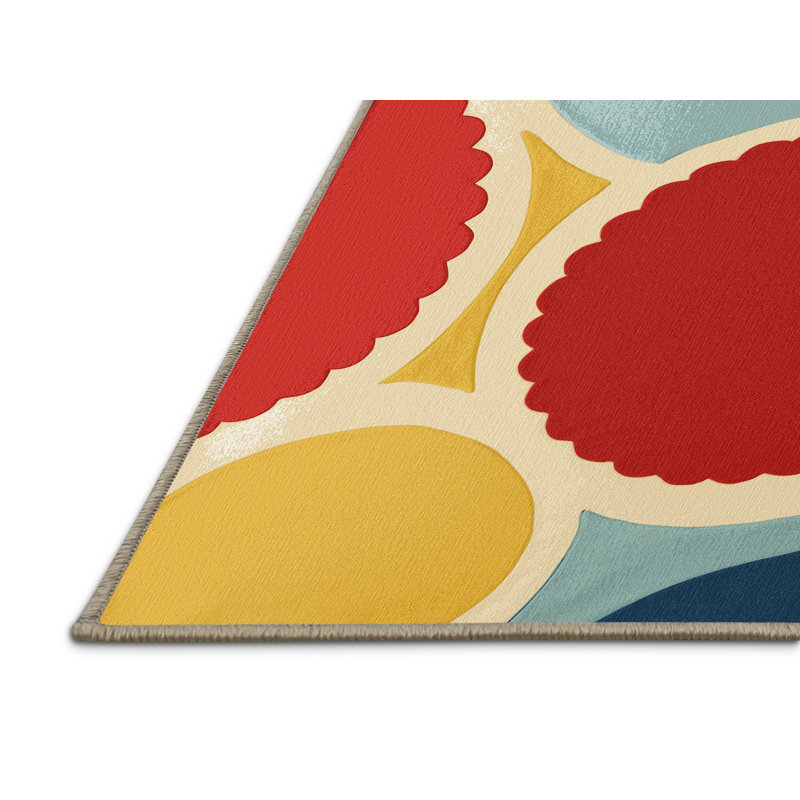 Spunky Hop Rug, Square 3'