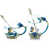 Bleu / Transparent sélectionné