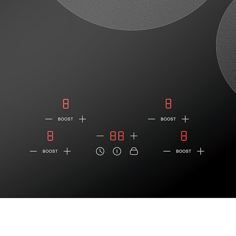 ZLINE 30" Black Ceramic Induction Cooktop with 4 Burners