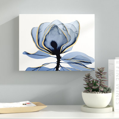 Golden Midnight 1 - Wrapped Canvas Print