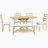6 Pieces Dining Table Sets
