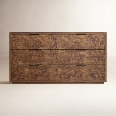 Rosen 60" Mahogany Double Dresser