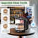 Countertop Reverse Osmosis Water Filtration System Portable RO Water Filters Purifier with 5 Stage Filtration, 3:1 Pure to Drain, TDS Monitor, Faster Delivery Flow, Plug and Use