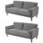 Carmelinda 62.6'' Corduroy Sofa-733215117