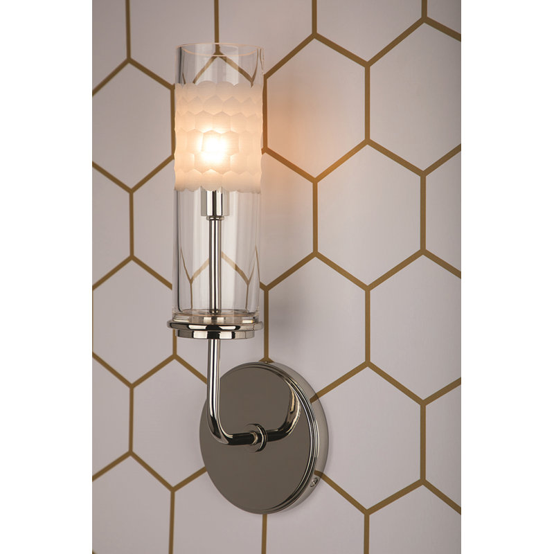 Wentworth 1 - Light Armed Sconce, Polished Nickel