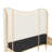Camellia Field King Upholstered Bed - Caramel