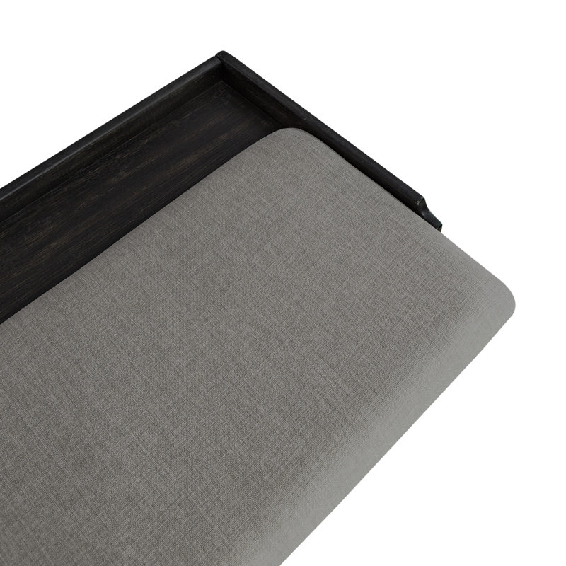 Odysseus Linen Upholstered Storage Bench