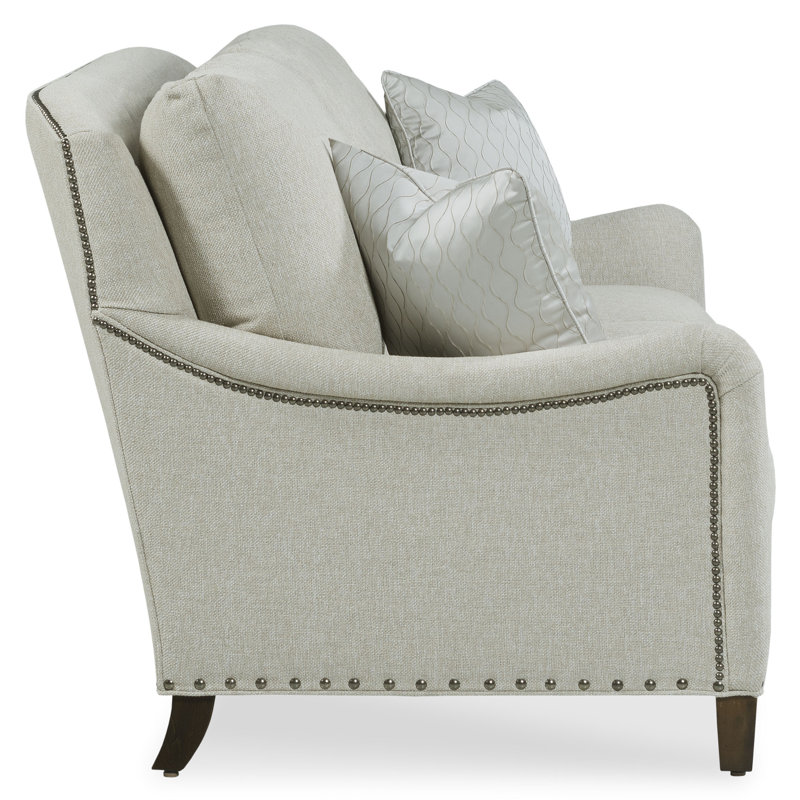 Smythe Loveseat, Alabaster (3157 73), Espresso