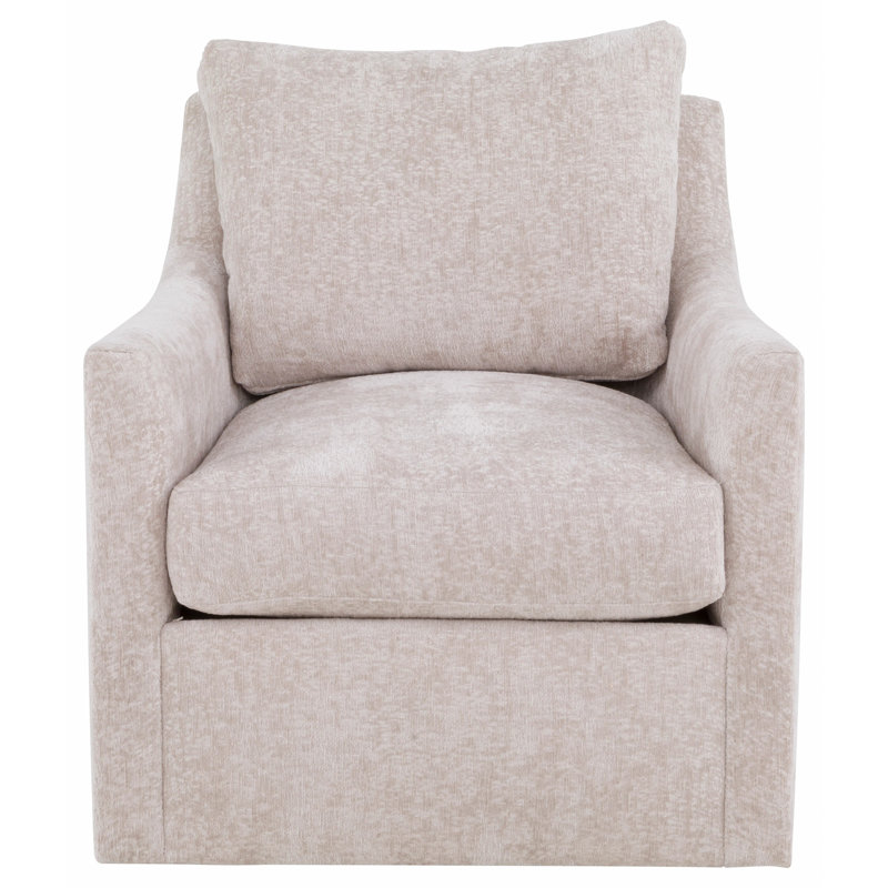 Chaise pivotante Teddi, Lin 3152, Amande chamois
