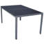 Table de salle à manger rectangulaire Kozyard Coolmen pour terrasse ou intérieur, 149,6 cm (L) x 90,4 cm (l), plateau stratifié imitation bois, brun, pour 6 personnes, idéale pour véranda, balcon ou jardin.-13969416-13969417